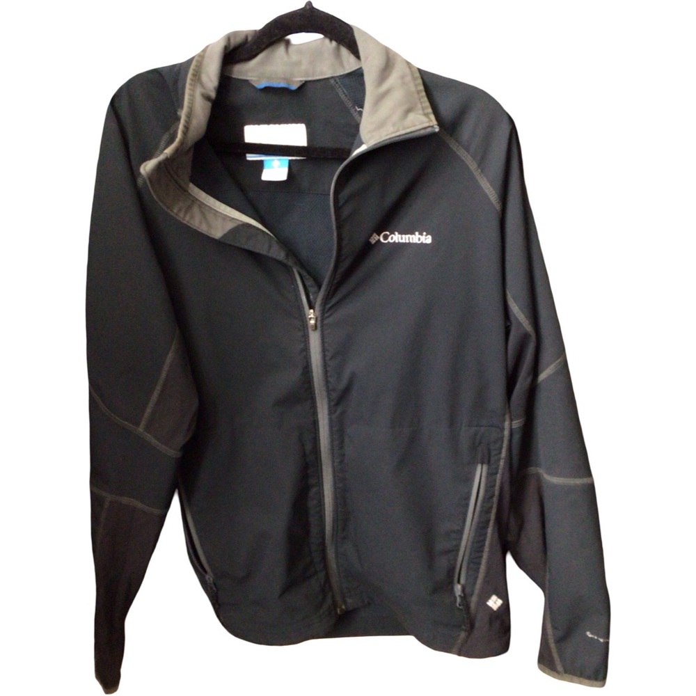 Columbia Men’s Black and Tan Windbreaker size Large
